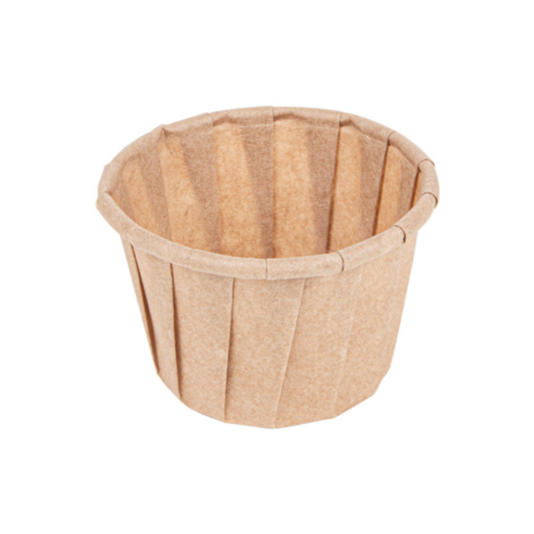 [40.01.003.0250] Pots Traiteur Papier Plissé PFAS Free - 30 ml (Paquet de 250 pcs)