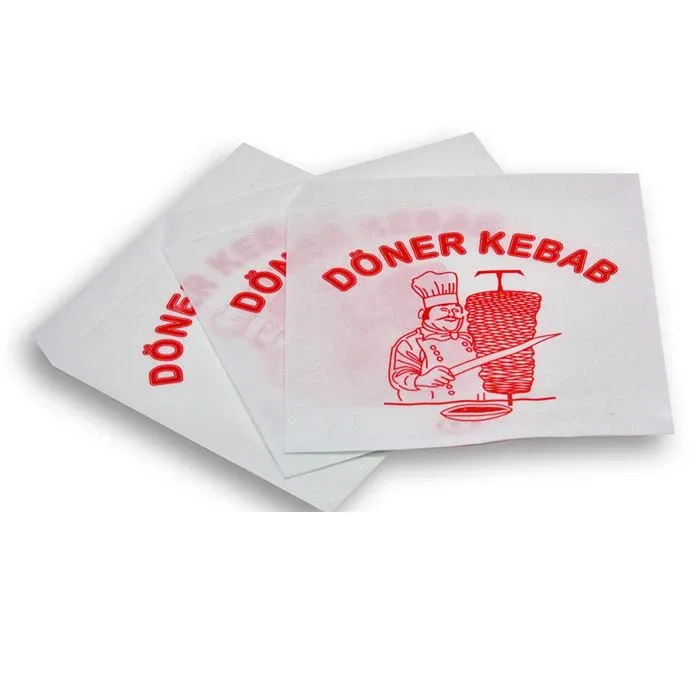 [60.01.016.0004] Sachet à Kebab Blanc - 16x16 cm (Paquet de 4 kg)