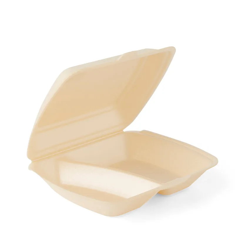 Boîte Menu IP-4 2 Compartiments - Champagne (Carton de 200 pcs)