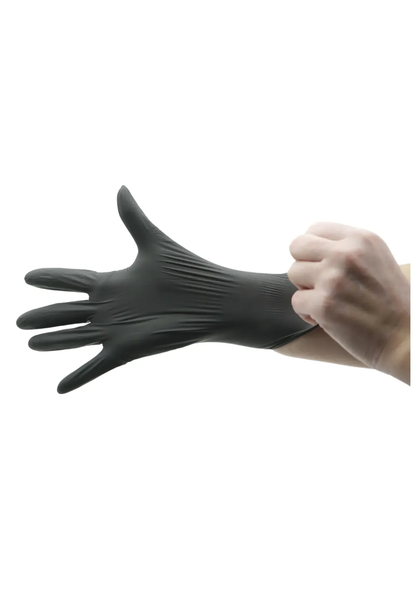 [10.08.003.0100] Gants Nitrile Noir - Taille L (Boîte 100 pcs)
