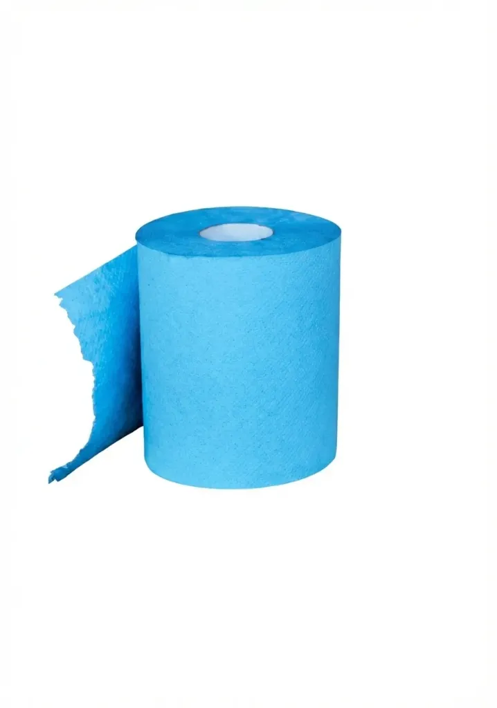 [20.10.031.0002] Bobine Essuie-Mains Industriel 2 Plis - Bleu (Paquet de 2 pcs)