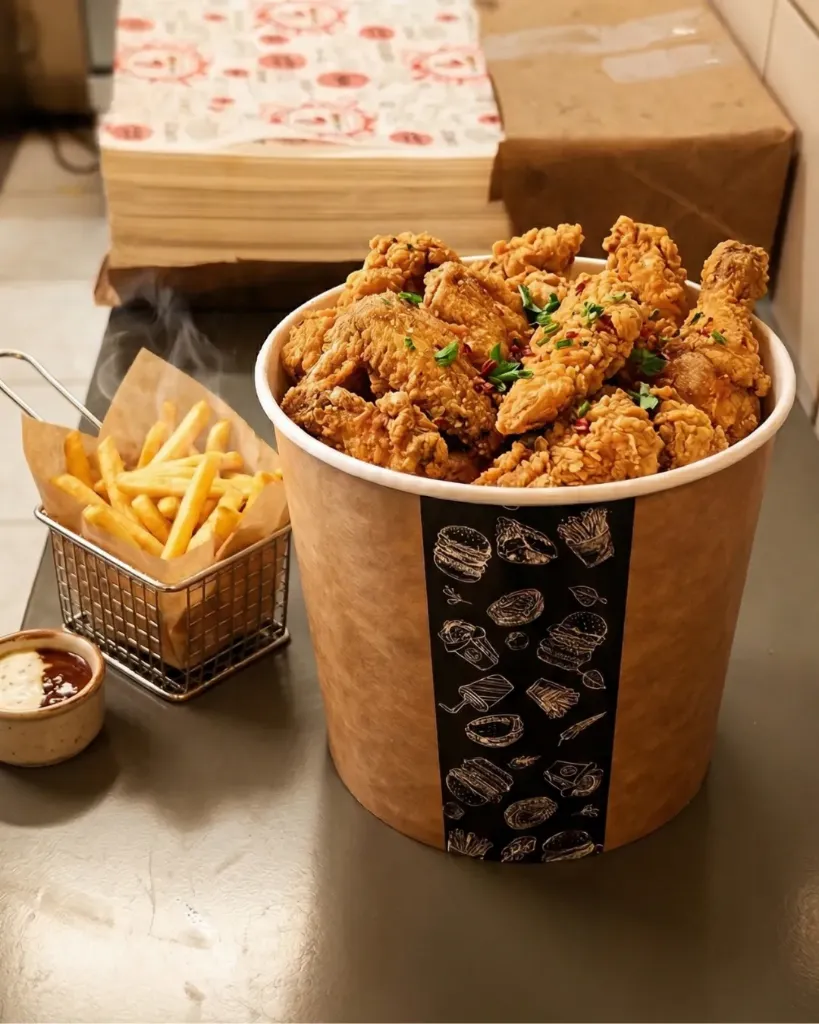 [40.01.175.0300] Seau en Carton avec Couvercle - 1750 ml (Carton de 300 sets)