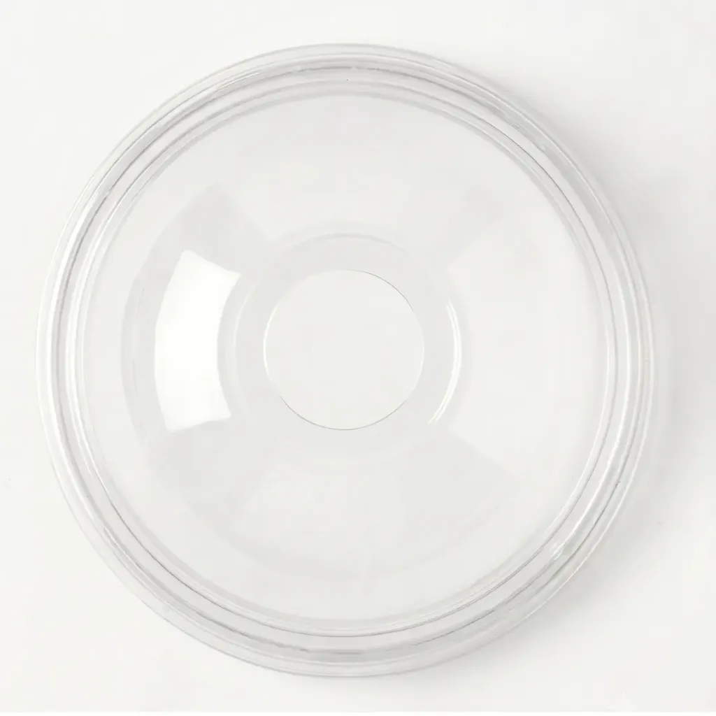 Couvercle Dôme PET Avec Trou - Transparent (Carton de 800 pcs)