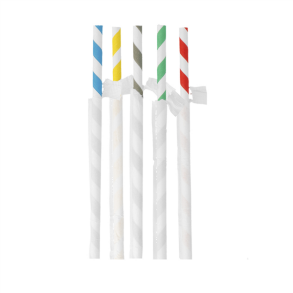[30.03.020.0050] Pailles Droites à Franges (Granité) - 20 cm Assorti (Paquet de 50 pcs)