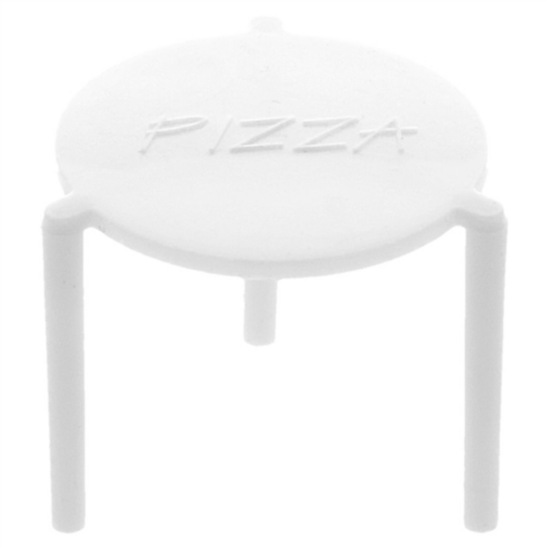 [30.03.004.0250] Petite Table à Pizza (Trépied) PP - Blanc (Paquet de 250 pcs)