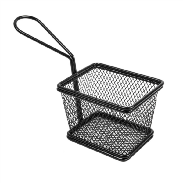 [30.12.010.0006] Mini Friteuses 1 Portion Artinox Acier - Noir (Paquet de 6 pcs)