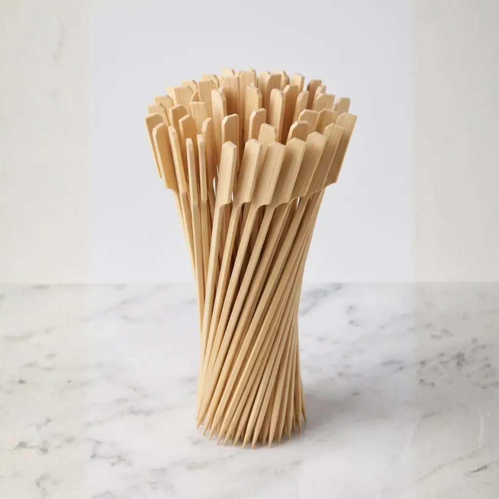Piques Drapeau en Bambou - 18 cm (Paquet de 100 pcs)