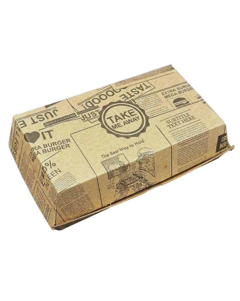 [50.02.010.0200] Boîte Lunch IP-10 en Carton Kraft (Carton de 200 pcs)